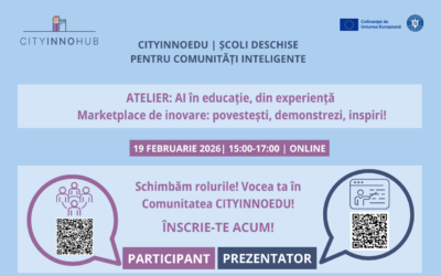 Întâlnurea comunității CITYINNOEDU din februarie: AI în educație, din experiență