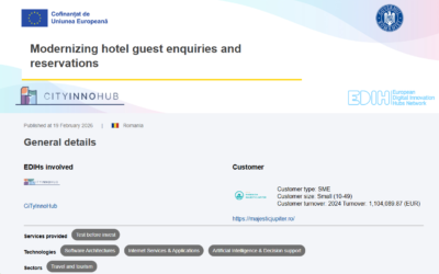 Success Story CITYINNOHUB: Digitalizarea rezervărilor hoteliere prin soluții AI și automatizare – Business Tour Expert (Hotel Majestic Jupiter)