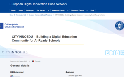 Success Story: Comunitatea CITYINNOEDU – Open Schools for Smart Communities