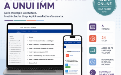 Prezența Online a unui IMM – curs online disponibil pe CITYINNOHUB Learning