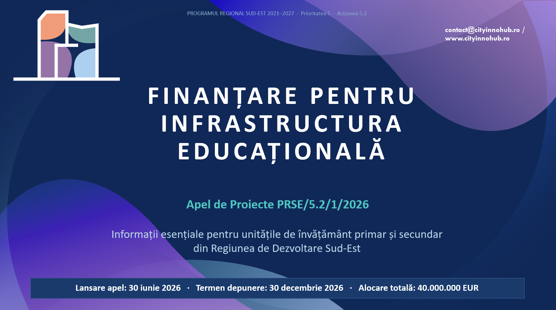 CITYINNOHUB_Finantare_Educatie